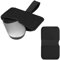 kwmobile Mouse Case Compatible with Apple Magic Mouse 1 / Magic Mouse 2 / Logitech Pebble Wireless Pouch - Felt Protective Carrying Cover Bag - Black