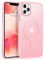 VENINGO Magnetica Cover per iPhone 11 Pro Custodia Compatibile con MagSafe Cover Traslucida Opaca Silicone Tpu Anti Impronte Digitali Custodia per iPhone 11 Pro 5,8 Pollice Rosa Tenue