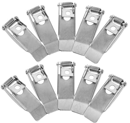 jojofuny Federklemme Für Einbauleuchten Federclip Mit Hoher Elastizität Für Led Strahler Und Deckenleuchten Zubehör Für Paneelleuchten Und Led Einbaustrahler