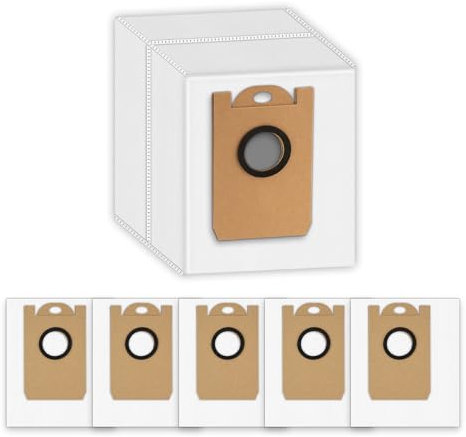 (6 Pezzi) T20+ Sacchetti di Ricambio Compatibili con l'Aspirapolvere Robot Airrobo T20+, Kit Di Accessori, Grande Capacità, Sacchetti Per Aspirapolvere