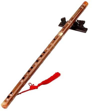 Bambusflöte Bambusflöteninstrument Anfänger Profi Querflöte(E key)