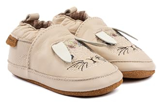Mikk-line Baby Krabbelschuhe, Hausschuhe mit Tiermotiv, Jungen & Mädchen | Weiche Lauflernschuhe, Rutschfester Wildledersohle, Langlebige Materialien, Bequeme Passform, Vielseitig einsetzbar