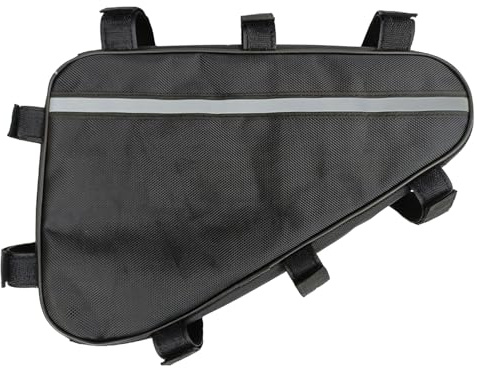 Xujuika E-Bike Triangle Frame Bag | Electric Battery Pouch Holder | Triangle Battery Bag Electric Bike Waterproof Secure Fit for Most Becycle Frames, Easy Installation, 36x22cm