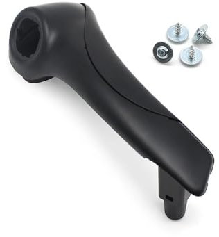 SFGOFJGO Poignées portières intérieures Kit D'assemblage Poignée Porte Intérieure Avant Gauche Droite Voiture Intérieure Remplacement Pour CLIO 3 Pour MK3 2005-2009 Poignée Intérieure(Avant gauche)