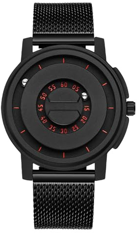 Magnetische Perle schwimmende Uhr einzigartige Zeiger Design Edelstahlgurt 30m wasserdicht Unisex Quarz Uhr für Männer Frauen Modezubehör