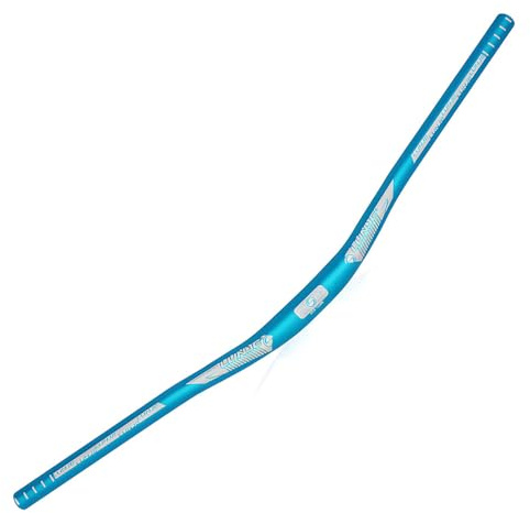 31,8 mm Mountainbike-Lenker, Aluminiumlegierung, 720 mm/780 mm, extra lange MTB-Fahrradstange (blau, 720 mm)