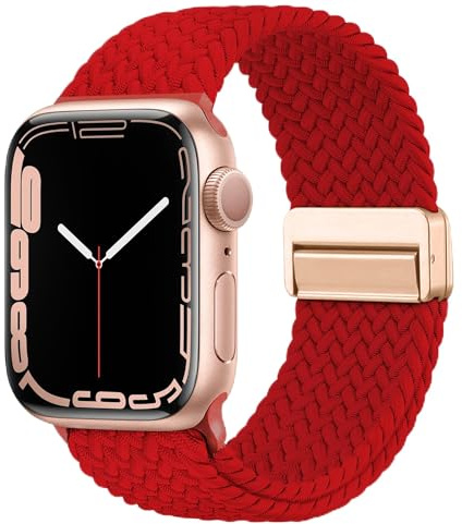 Wipalor Nylon Braided Straps Fits Apple Watch Straps Women Men 38mm 40mm 41mm 42mm 44mm 45mm 46mm 49mm, Strong Magnetic Clasp iWatch Strap for Apple Watch Strap Series 11 10 9 8 7 6 5 4 3 2 1 SE Ultra
