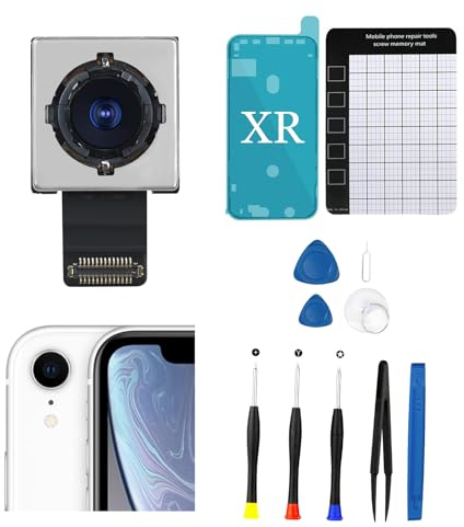 Replacement Part for iPhone XR Main Rear Back Camera (A1984 A2105 A2106 A2108) OEM Module 12MP Lens Assembled Repair Kits
