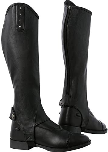 Norton Unisex's 913107204 Half-Chaps, Schwarz, Einheitsgröße