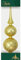 CRISTALICA Baumspitze Glitzerranke Gold/matt 33cm