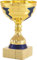 Art-Trophies AT81182 Trophée de Sport, doré/Bleu, 15 cm