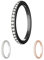 Treuheld® | Schmaler Ring aus 925 Sterling Silber | in Schwarz mit Zirkonia - Kristallen | Ringgröße 60 | Breite 2mm | Damen | Vorsteckring