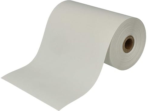 vhbw Etiketten-Rolle 102mm x 29,3m kompatibel mit Brother TD-4100N, TD-4000, TD-2130N Etiketten-Drucker - Premium Weiß