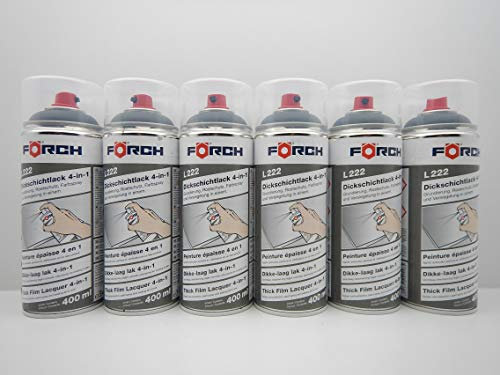FORCH 4 in 1 RAL 7016 ANTHRAZITGRAU GRAU DICKSCHICHTLACK Lack Spray SPRAYDOSE 400ML (6)