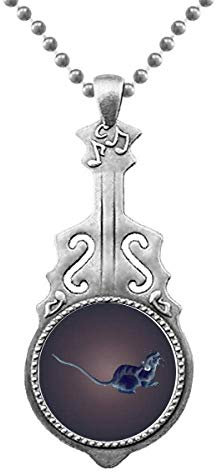 Pendentif avec signe du zodiaque chinois intelligent, intelligence, bijoux musique guitare