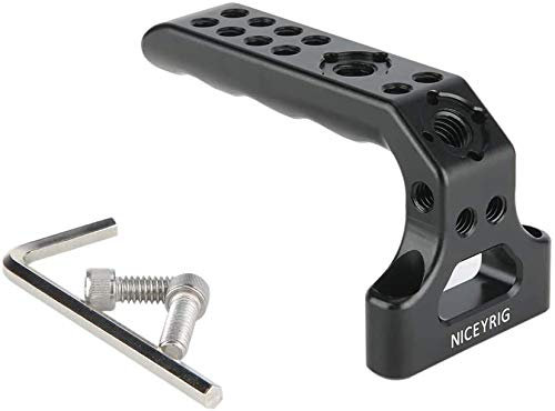 NICEYRIG Low Profile Handle Grip Applicable for RED DSMC2, Ergonomically DSLR Camera Cage Top Handle- 383