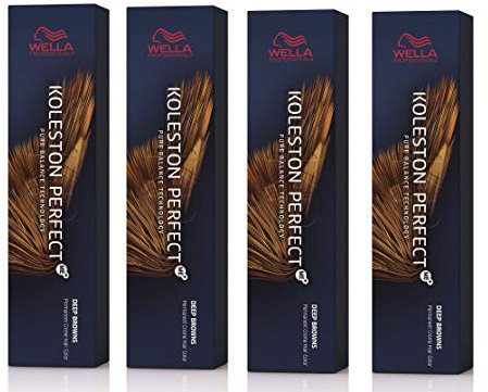 4er Wella Koleston Perfect ME+ 10/1 Hell Lichtblond Asch 60 ml