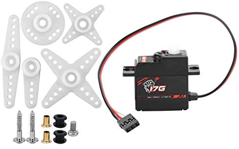 Drfeify S0017P 17g Superleichtes digitales Servo aus Kunststoffgetriebe, passend Playing Accessories für 1/18 RC Hochgeschwindigkeitsauto-Flugzeugroboter