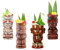 Tiki Mugs Set – Bicchierini Tiki Set di 4 – Tiki Mug – Bicchieri da Cocktail – Cocktail Tiki – Ottimo per Bar – Tazze in Ceramica – Tiki Drinks – Cocktail Glasses – Cocktail Party,Q10