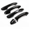 CMQA Auto-Türgriff-Aufkleber Trim Rahmen Abdeckung Für Mercedes Benz A B C E GLC CLA GLE GLS GLB Klasse W177 W247 W205 W213 X253 C118 W167 Türgriff Aufkleber (Color : Schwarz)