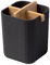BEAUTYBIGBANG Porte-Brosse à Dents en Bambou Naturellement écologique Pot de Brosse à Dents antibactérien pour Salle de Bain Gobelet à Brosse à Dents Compact pour Un Rangement Facile