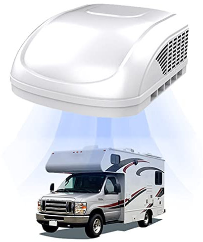 Aire acondicionado para techo de caravana, 15000 BTU, aire acondicionado de estacionamiento eléctrico, solo refrigeración, aire acondicionado para caravana, sistema de aire acondicionado para 220V
