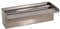 AquaForte WF-30 Wasserfall, 14 x 30 x 10 cm, Einlass mit 1 Innengewinde, Inkl. 25/32/38mm Schlauchtülle, 2 Schlauchschellen, 2 O-Ringe und ein 1 Stopfen, Hergestellt aus hochwertigem Edelstahl, 2 kg