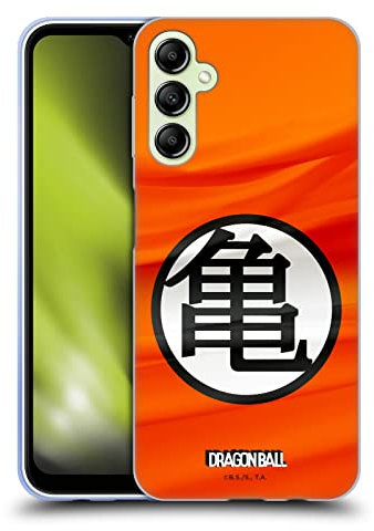 Head Case Designs Offizielle Dragon Ball Kame Symbol Ikonisch Gel Handyhülle Hülle [Militärischer Schutzgrad] Kompatibel mit Samsung Galaxy A14 5G