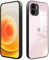 XINYEXIN Coque pour Xiaomi Redmi A1 4G / Redmi A2 4G Case, Étui Housse de Téléphone en Verre Dégradé, Coque Antichoc et Anti-Rayures Mode Ultra-Mince - Rose