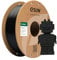 eSUN PLA Filament 1.75mm, PLA Basic 3D Drucker Filament Maßgenauigkeit +/- 0.03mm, 1KG Spule (2.2 LBS) Super Speedy PLA Filament für 3D Drucker, Schwarz
