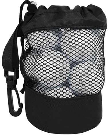 Rebellious Leichte Nylon Golfball Netztasche Aufbewahrungsbeutel Behälter Tragbarer Tragehalter Netz Kordelzüge Beutel Organizer Tragbarer Golf Tees Beutel Taschen Organizer