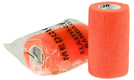 Vethaft Extra selbsthaftende Bandage 10cm Haftbandage für Huf-, Klauenpflege + Veterinärmedizin, Farbe:neonorange