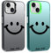 Pnakqil 2 Stück Handyhülle für Apple iPhone 15 6.1,Hülle Smile Cute Lächeln Süßes Bemaltes Muster Aesthetic Mädchen Design Schutzhülle Silikon TPU Slim Klar Fit Stoßfest Kratzfest Case