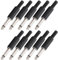 Greluma 10 stück 1/4 mono TS klinkenstecker, löt typ 6,35mm männlich stecker adapter für lautsprechergitarrenkabel,patchkabel,XLR kabel