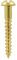 Solid Brass Slotted Round Head Wood Screws, 2mm - 4mm, #2, #3, #4, #6, #8 (Pack of 20, 50, 100, 200) (20, 3.5x40 (6x1.1/2))