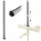 Rea Prolunga per set vasca/doccia CHROM 50cm Tubo per Braccio di Prolunga per Soffione Doccia (Cromo)