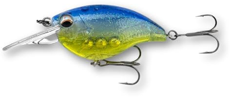 LMAB Crankbait 5,5 cm Power Vibe 55F - 3 Lauftiefen, Floating - Wobbler Barsch, Crankbait Wobbler, Kunstköder Angeln, Barsch Wobbler, Spinnfischen Köder (Purple Rave, SR | Lauftiefe 1-2 m | 12 Gramm)