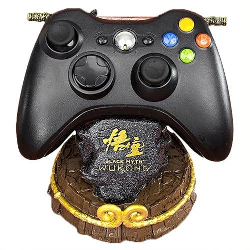 PFHKTO Black Myth: Wukong Gamecontroller Ständerhalterung Für PS5/XSX/XB0X/NS/Switch Pro, Golden Hoop Tightening Curse-Modell Harzornament Handheld-Spielemodelle Desktop-Ornamente Autozubehör(A)