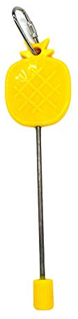 Stainless Steel Meat Food Holder Stick Fruit Skewer Bird Treating Tool Parrot Toy