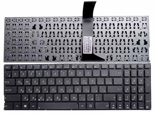 JYJYGDM Parti per Laptop Russo Tastiera del Computer Portatile for ASUS K550 A550 Y581 X550V X552C X550L F501 F501A F501U Y582 S550 D552C Layout RU Nero Russia