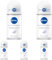 NIVEA Pure & Sensitive Deo Roll-On, Antitranspirant geeignet für empfindliche Haut, parfümfreies Deodorant ohne Ethylalkohol für 72h Schutz (50 ml) (Packung mit 5)