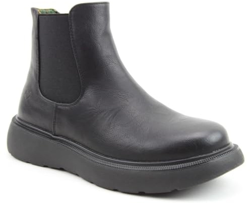 Heavenly Feet Azalea Black Litesoles Vegan Ankle Boots