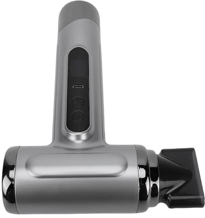 Naroote Cordless Hair Dryer for Travel, 200W USB Rechargeable Portable Blow Dryer with Hot and Cold Air Settings, 15600mAh Battery Operated Blower for Students, Travelers, Women
