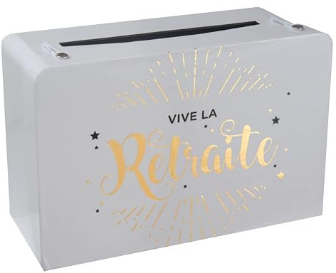 SANTEX 5650-1, Petite Tirelire Valise Vive la Retraite