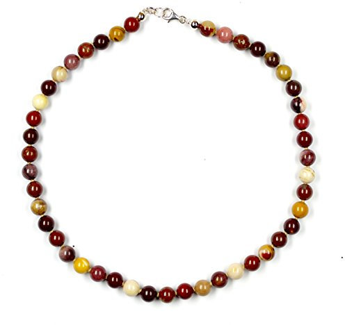 schoener-mineralienschmuck edelsteinschmuck Mutter: Mookait (Geknotet, 8)