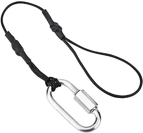 GLUK 2 Pcs Camera Safety Tether Strap for DSLR and Mirrorless Professional Cameras Sling with Durable Stainless Steel Carabiner