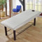 2 x Massageliege-Laken mit Gesichtsloch, elastisches Spannbetttuch für universelles Schönheitsbett, Couchbezug, atmungsaktiv, weich, für Spa, Schönheits- und Gesichtssalon
