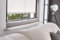 K. & N. Schurwolle 551 Paraspifferi in Lana Vergine per finestre, 120 cm, Colore: Grigio