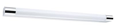 Paulmann 79716 LED Deckenleuchte Spiegelleuchte Mizar incl. 1x10,5 Watt IP44 Deckenlampe Chrom, Weiß Wohnzimmerlampe Metall, Acryl Flurlampe 3000 K