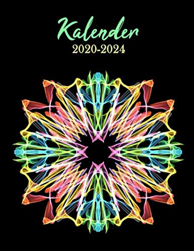 Kalender 2020-2024: Wochen- und Jahresplaner, Zeitplaner I Modernes Design, 1 Monat auf 2 Seiten I Juli 2020 bis Dezember 2024 I Kalenderbuch